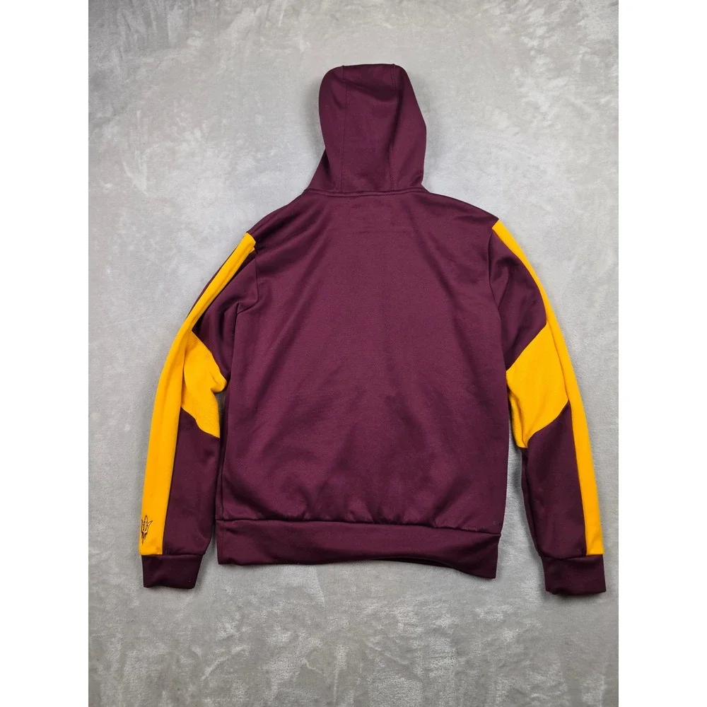 Adidas Hoodie Mens Medium Maroon Arizona State Sun Devils Pullover H53237